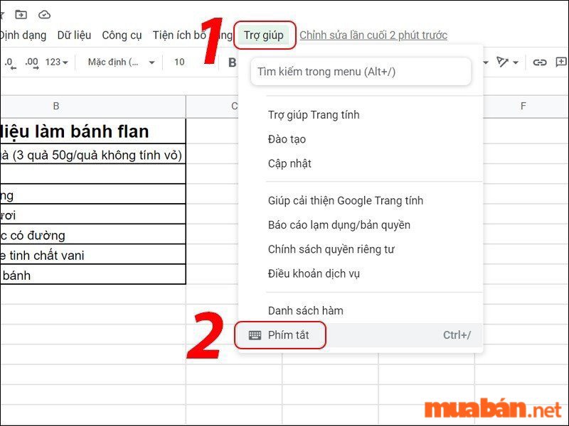 cách tạo checklist trong google sheet