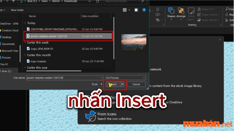 Cách chèn nền vào PowerPoint