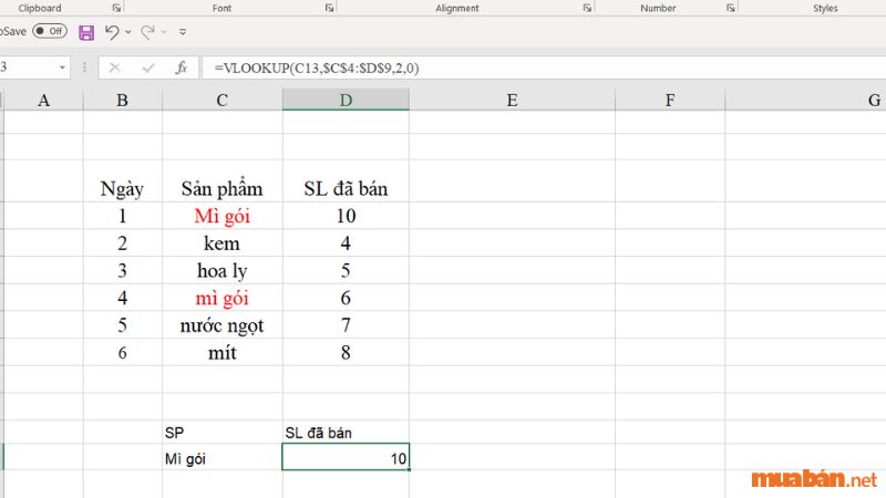 Hướng dẫn cách dùng hàm VLOOKUP