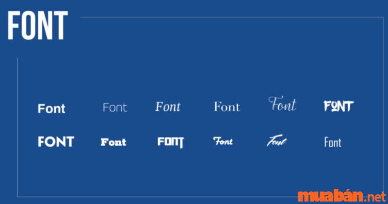 Chọn font chữ phù hợp với bài thuyết trình