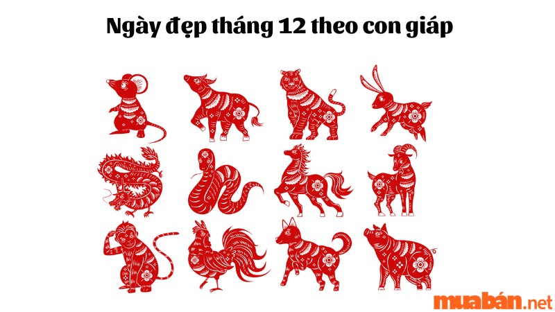 Ngày tốt tháng 12 cho từng con giáp   