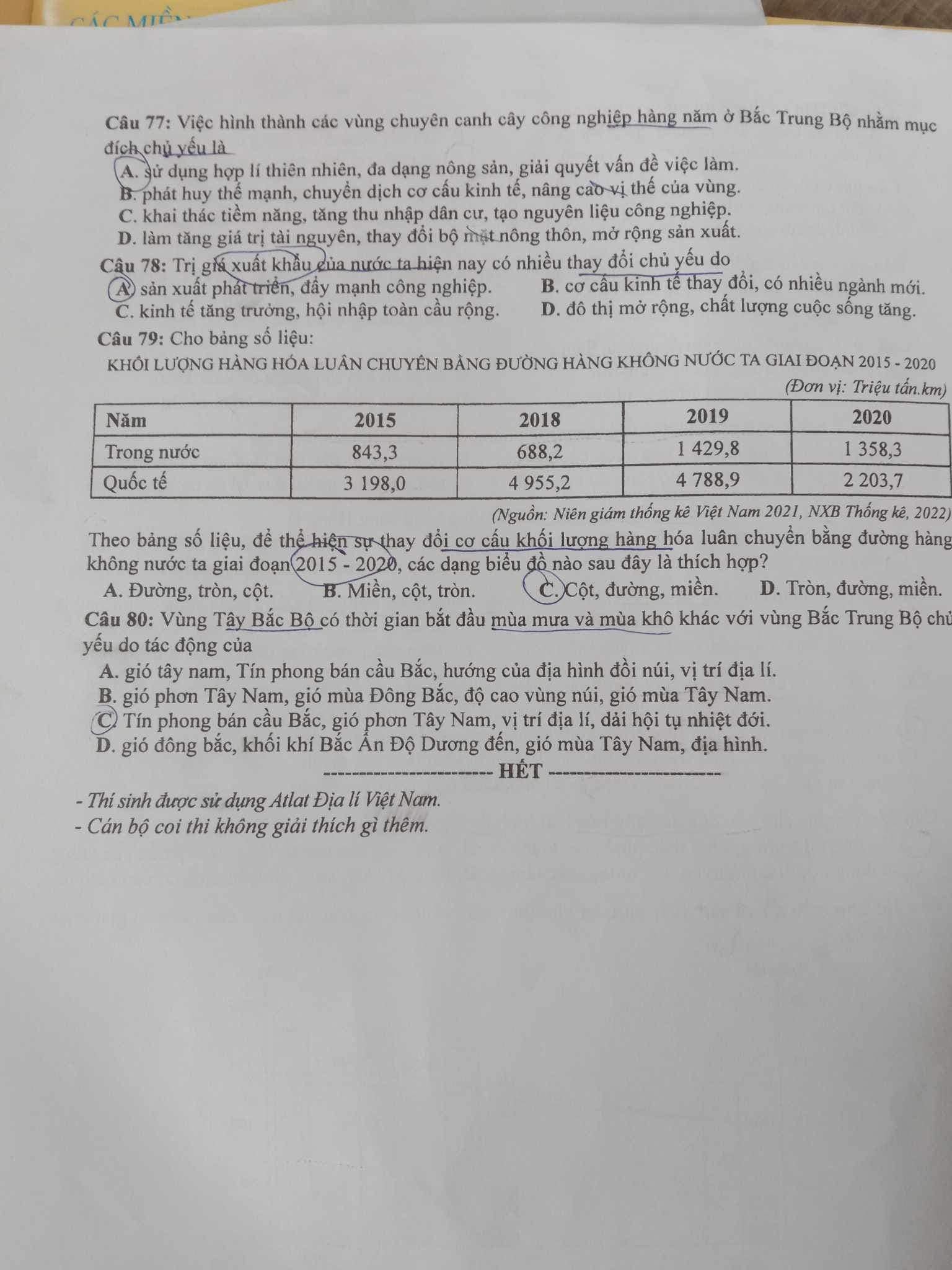 Đề thi địa thpt quốc gia 2023 - trang 4