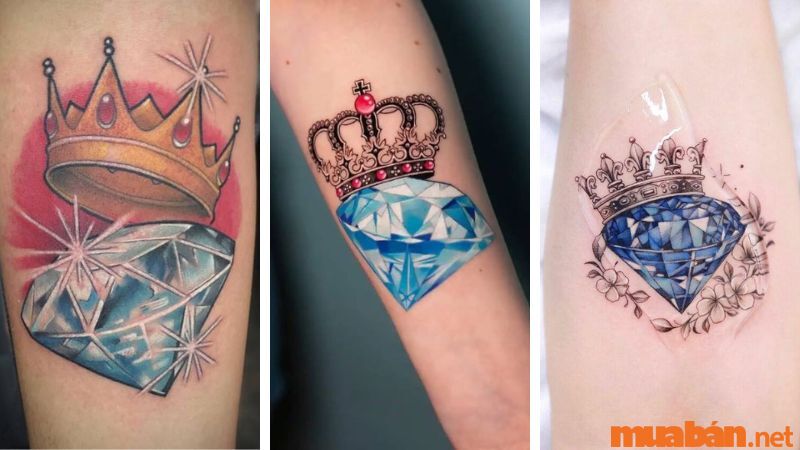 30 hình xăm kim cương đẹp nhất - Diamond Tattoos 2017 | Diamond tattoo  designs, Diamond tattoos, Hand tattoos for girls