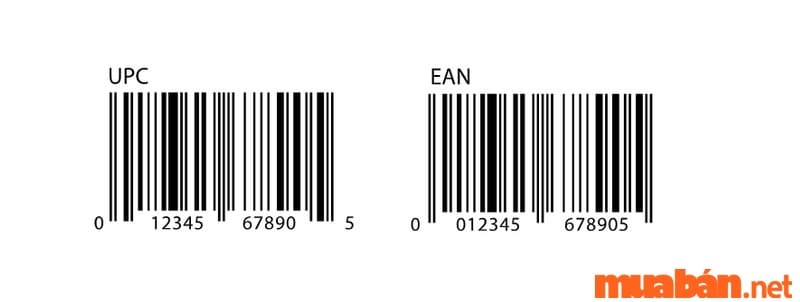 Để biết cách đọc mã vạch, bạn phải phân biệt được 2 loại mã vạch EAN và UPC