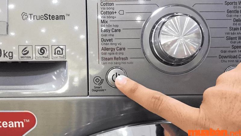 Cách khắc phục lỗi DE máy giặt LG bước 1
