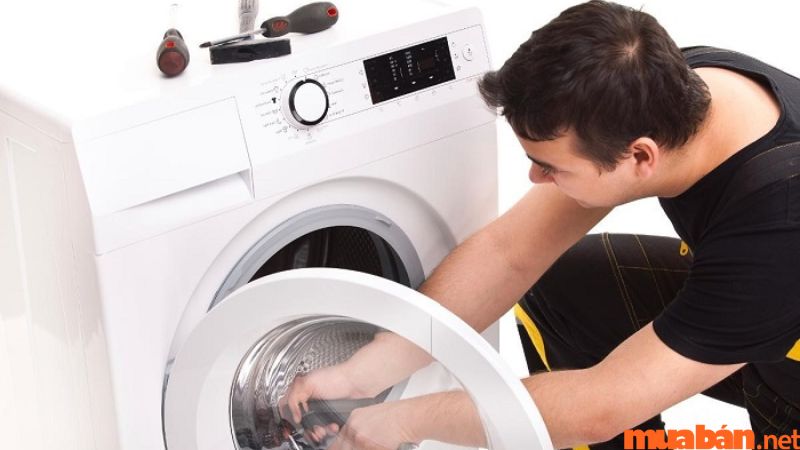 Sửa lỗi DE máy giặt LG cực dễ cùng Mua Bán 