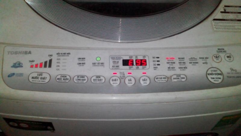 Lỗi E9-5 trên máy giặt Toshiba