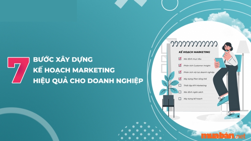 7 bước lập kế hoạch Marketing tổng thể áp dụng hiệu quả