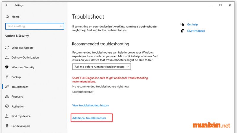 Nhấn chọn lệnh Troubleshoot và chọn Network Adapter. Tiếp tục chọn Run the troubleshooter. Hệ thống sẽ tự động kiểm tra và sửa lỗi màn hình laptop bị ố vàng cho bạn.
