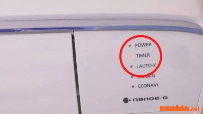 Máy lạnh Panasonic báo lỗi hẹn giờ