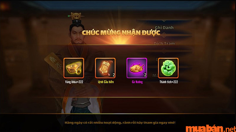 Code trong game Đại chiến Tam Quốc là món quà mà nhiều người chơi mong đợi