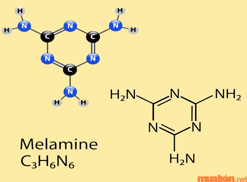 Cấu tạo của Melamine là gì?