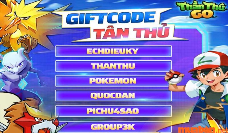 6 code Thần Thú Go cho game thủ mới tập chơi