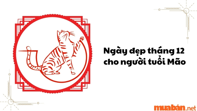 Ngày đẹp tháng 12 cho người tuổi Mão