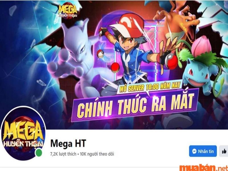 Fanpage game Mega Huyền Thoại