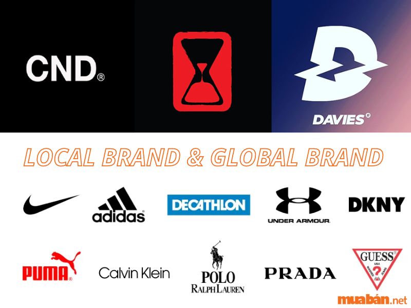Phân biệt local brand và global brand