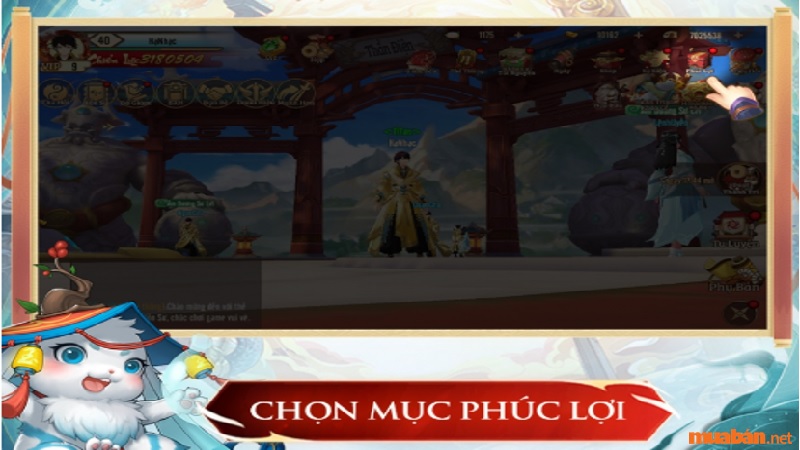 Chọn mục phúc lợi