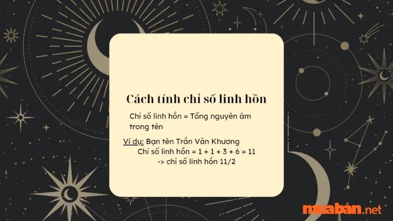 Cách tính chỉ số linh hồn