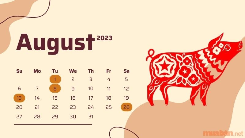Tổng hợp ngày tốt mua xe tháng 8 2023 cho người tuổi Hợi