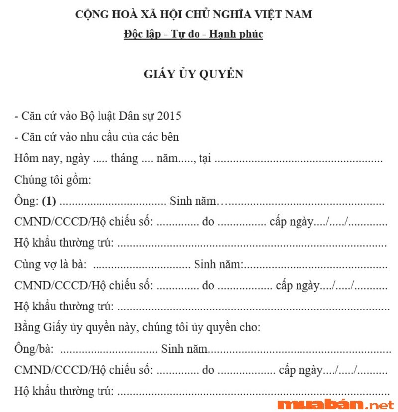 Ủy quyền là gì