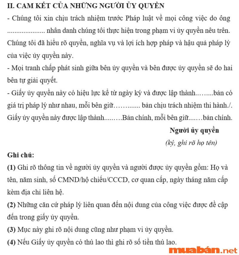 Ủy quyền là gì