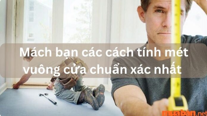 Cách tính mét vuông cửa