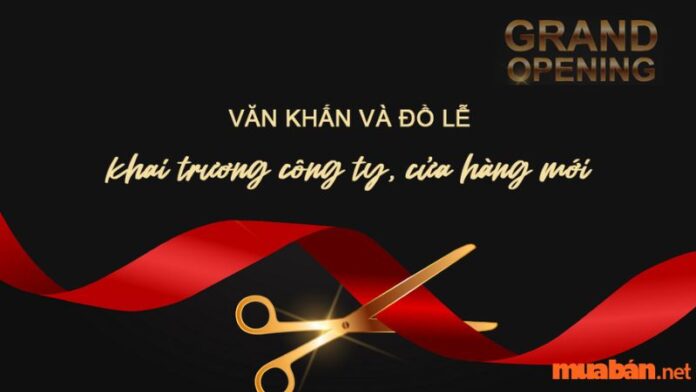 Văn khấn khai trương cửa hàng mới