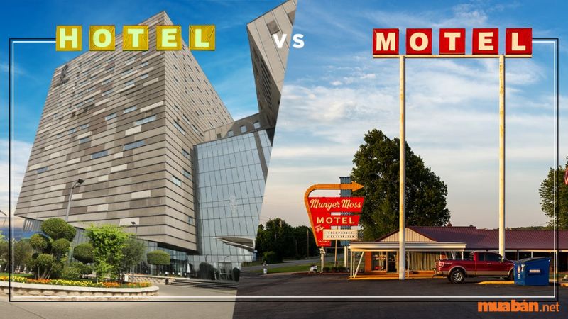 Sự khác biệt giữa motel và Hotel