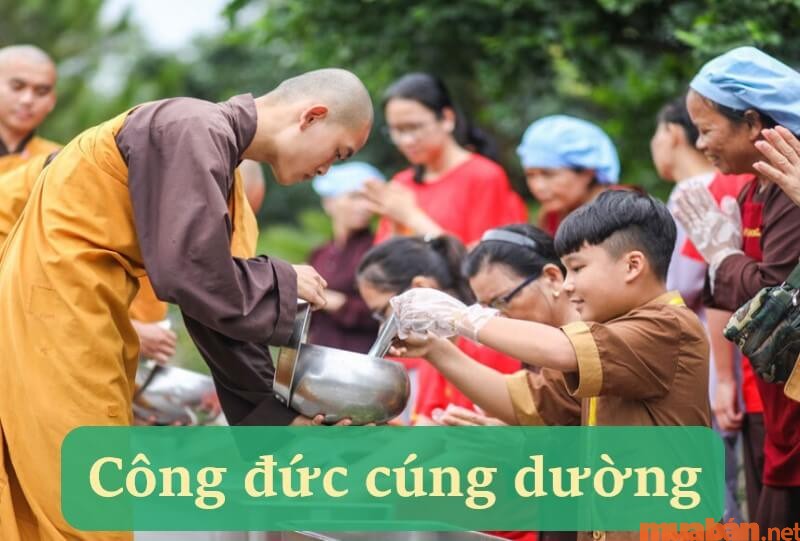 Công đức có được khi cúng dường bằng cả tâm thành