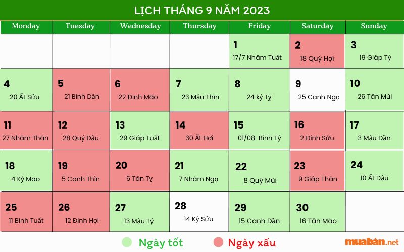 3. Cách chọn ngày phù hợp cho từng loại xe