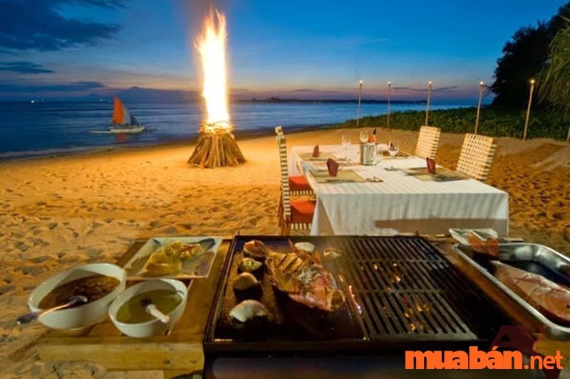 Trại lửa và tổ chức tiệc BBQ tại Móng Tay