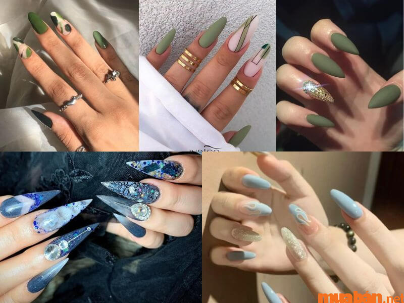 Top 11+ mẫu nail móng nhọn đẹp, sang chảnh được nhiều người ưa chuộng