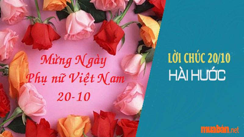 Bỏ túi những lời chúc 20/10 hài hước, gắn kết yêu thương