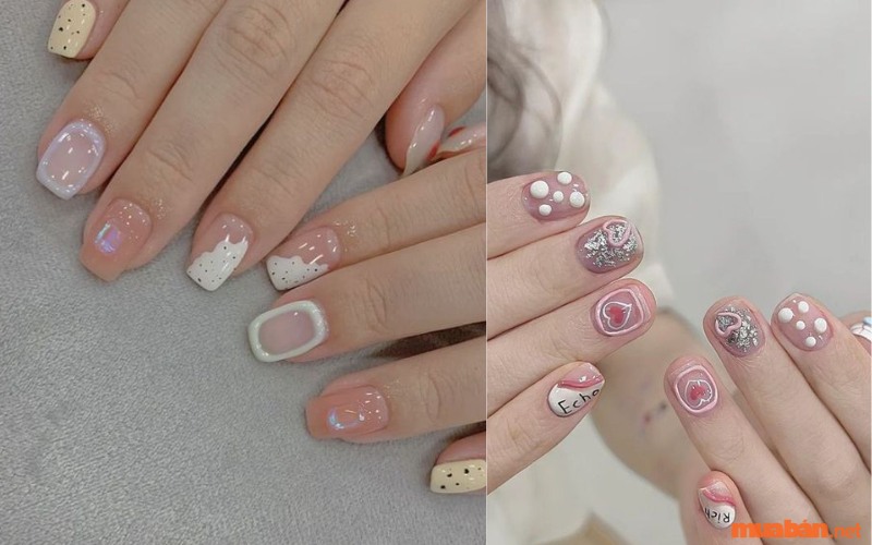 15 mẫu sơn móng tay đẹp ngọt ngào theo phong cách Hàn Quốc | ELLE