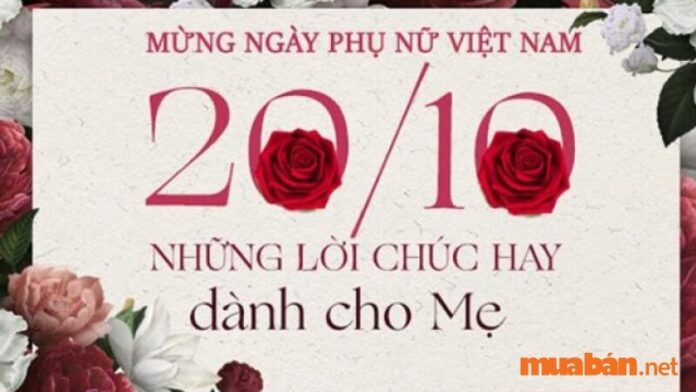 Lời chúc 20/10 cho mẹ sẽ là món quà rất ý nghĩa