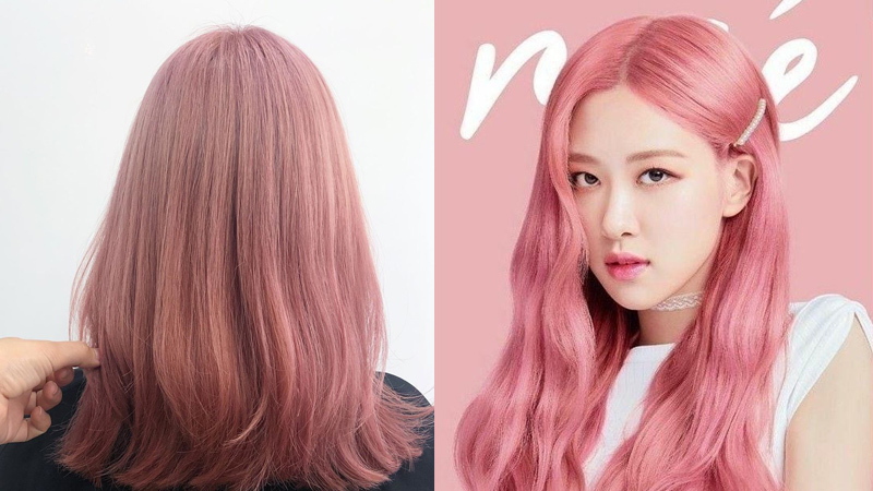 Màu tóc tím sương ánh hồng là sự việc phối kết hợp tuyệt hảo thân thiết tone màu sắc tím sương và ánh hồng. (Ảnh: Sưu tầm)
