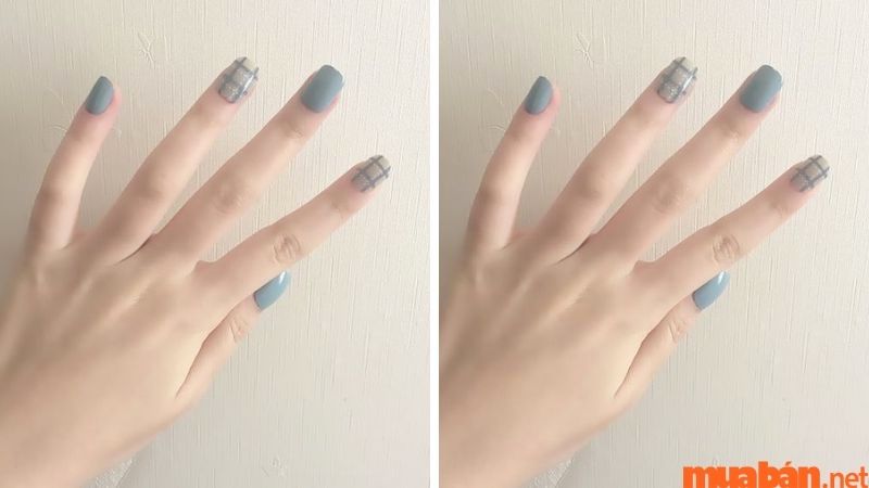 Tổng hợp mẫu nail xinh đơn giản, tinh tế, trendy nhất hiện nay Nail xanh pastel đơn giản