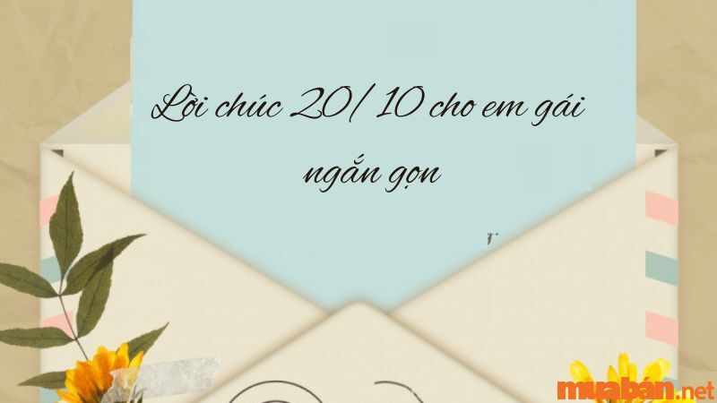 Lời chúc 20/10 cho em gái ngắn gọn