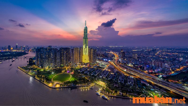 Landmark 81 là toà nhà cao nhất Việt Nam với độ cao 420m (Nguồn ảnh: Sưu tầm)
