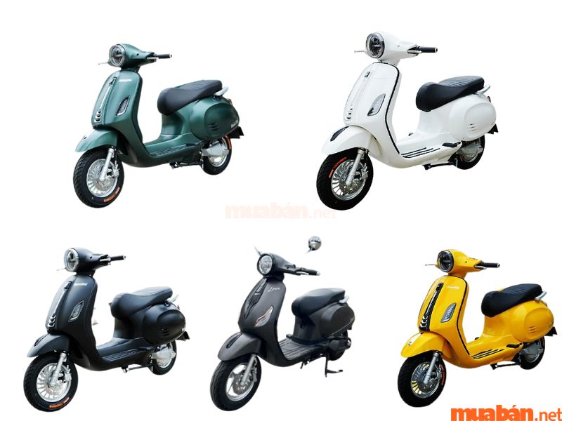 Vespa Roma Lite nhiều màu sắc