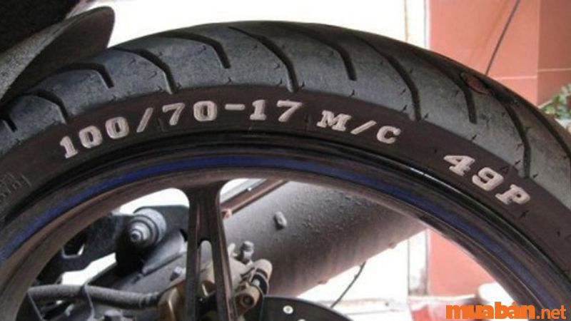 Cách đọc thông số lốp xe máy theo ký hiệu độ bẹt