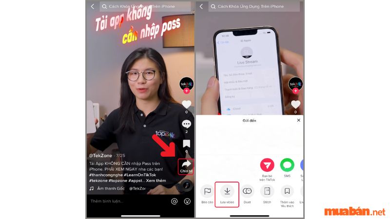 Bước 1 - Cách tải nhạc chuông cho iPhone bằng Tiktok