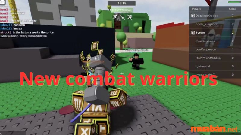Thu thập code Combat Warriors cập nhật mới nhất 9/2023