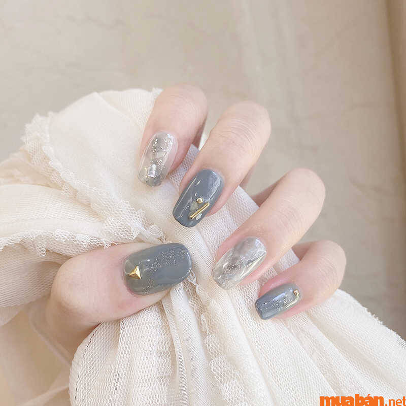 Mẫu nail Hàn Quốc phong cách ballet đơn giản