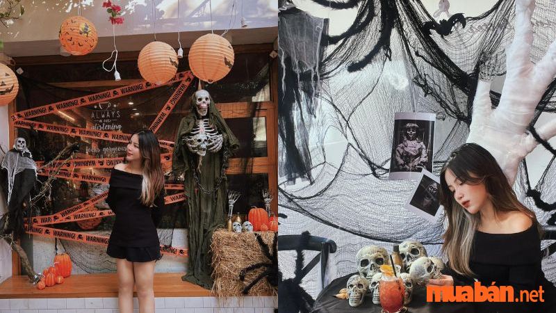 Trang trí Halloween cho quán cafe hướng đến đối tượng giới trẻ