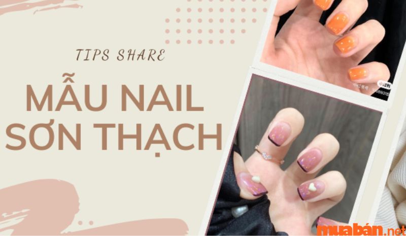 Giới thiệu đến bạn những mẫu nail sơn thạch đẹp