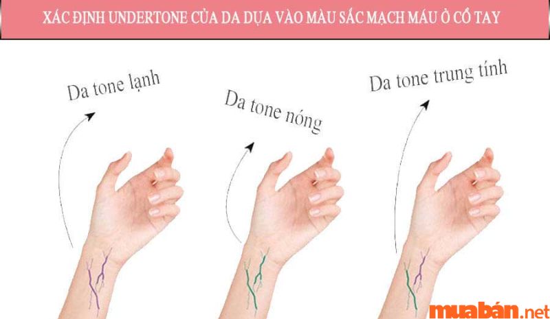 Đầu tiên bạn cần xác định tone da của mình