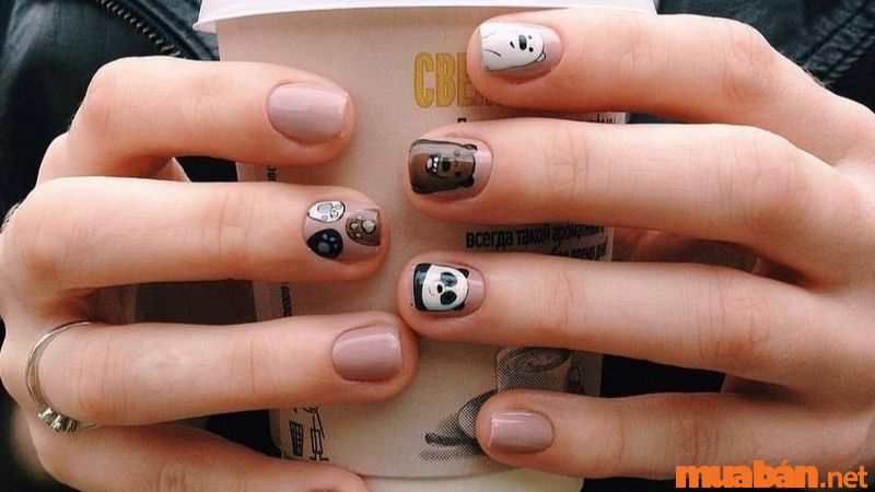 Nail hoạt hình We Bare Bears ngộ nghĩnh