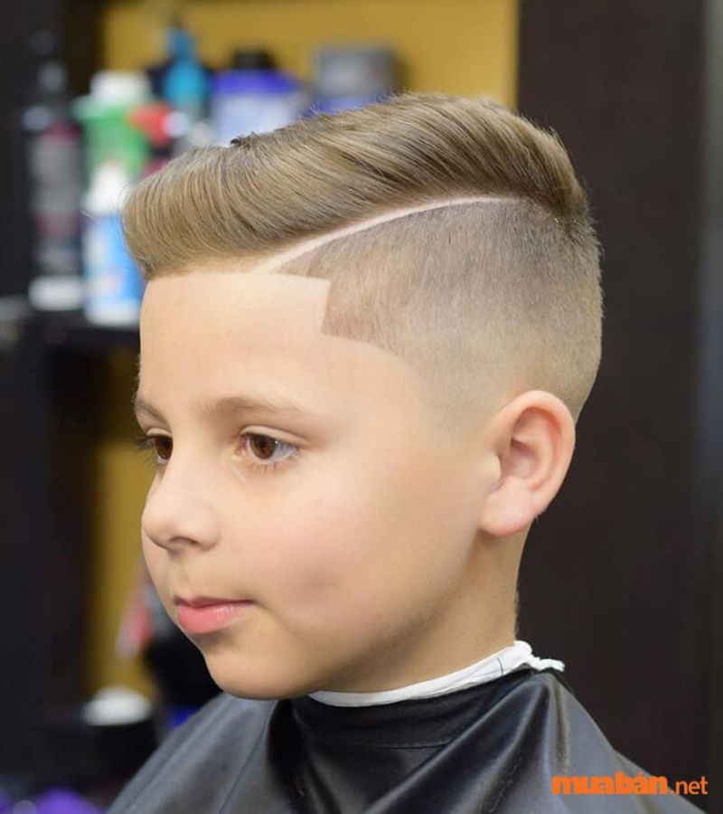Kiểu tóc undercut cho trẻ em nam - barbershopbardy