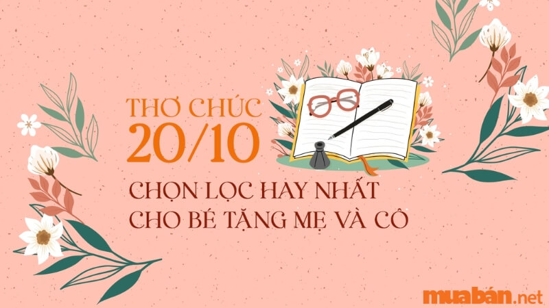 Tổng hợp những bài thơ 20/10 dành tặng mẹ